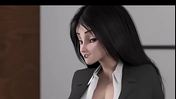 Preview 3 of Shay Golden Fucking - 3d model stepmom enjoy in office