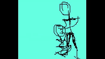 Preview 3 of Full Hd Desi Sex Bhojpuri - Testando minha anima&ccedil_&atilde_o em pixel art com boneco fazendo sexo oral,  s&oacute_ na boquete