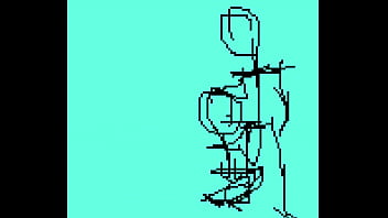 Preview 4 of Full Hd Desi Sex Bhojpuri - Testando minha anima&ccedil_&atilde_o em pixel art com boneco fazendo sexo oral,  s&oacute_ na boquete