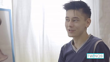 Preview 1 of Haruhi Miwako - Hot Masseur Michael Ass Fucks His Skinny Gay Client Logan!