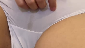 Preview 3 of Dont Fuck Iam Your Dad Can Come - Fetiche de bragas sucias usadas con putita blanca