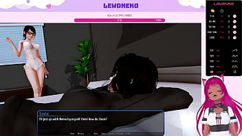 Preview 3 of Story Home Sex - VTuber LewdNeko Plays Harem Hotel Part 12