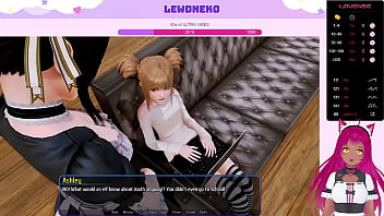 Preview 4 of Story Home Sex - VTuber LewdNeko Plays Harem Hotel Part 12