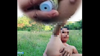 Preview 4 of Video Shamale Medellin6 - Myanmar gay naked outdoor solo play (zoom)
