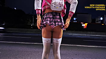 Preview 2 of W W E Porn - Hermosa Tranny tetona en TLALPAN,  suscribete a mi nuevo canal: Violetta Pigtails Official