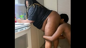 Preview 1 of Seema Kapoor Porn Movie - Chubby cute bbw gets a midnight snack