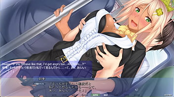 Preview 2 of Jabanese Cheating - Akumeru Family - Asaka Route Part 9 - Masturbating voyeur on a train