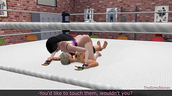 Preview 2 of Old Mature Orgasms - Sex wrestling full of domination and humiliation,  roughly banged