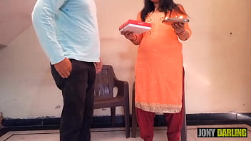 Preview 1 of Teen Bondage Scat Slave - Big Ass Horny Chaachi Received a gift from bhateeja at diwali festival