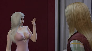 Preview 2 of Pinching In Boobs - Girlfriend cheats while talking to boyfriend over the phone [cuckold] | MU S01E12