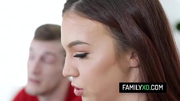 Preview 1 of Xxhx X - Hot redhead teen stepsis Ava Haze loves her stepbro&#039_s cock into her pussy
