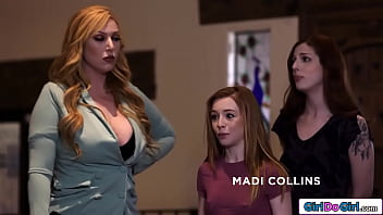 Preview 1 of Srijana Sex - Lesbian stepsisters lick busty stepmom