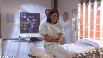 Preview 1 of Ruletka Simulyator Kazino - PenthouseGold.com - Brunette Babe Paola Rey Sucks Off Dirty Doctor Before They Fuck In The Clinic