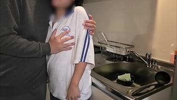 Preview 1 of Brother Sister Mom Bang Teen - ムラムラした後に激しいS○Xを繰り広げるラブラブな新婚夫婦