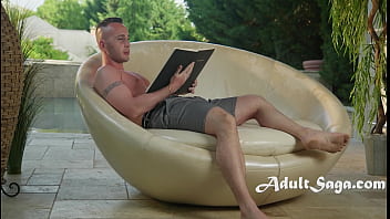 Preview 1 of Sexo Bajo La Lluvia - Ass To Mouth &amp_ Poolside Anal With Redhead Latina - Marina Gold,  Raul Costa