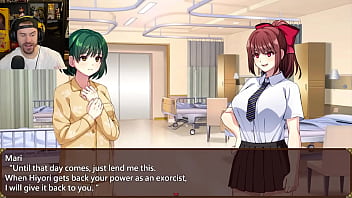 Preview 3 of Boobs Sucking Husband Videos - A Game Where I Get Defeated By Toilet Demons | Talented Exorcist