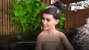 Preview 2 of Punjabi Sexy Picture Full Hd - The Seven Realms - Vampire prince Atlas fucking a China girl in both Pussy and Ass