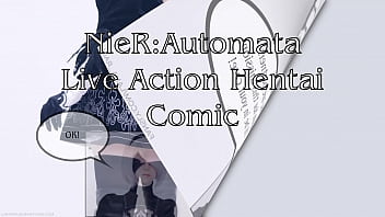 Preview 1 of China Walk Xnxxx - Live Action Hentai Comic: 2B9S (NieR:Automata)