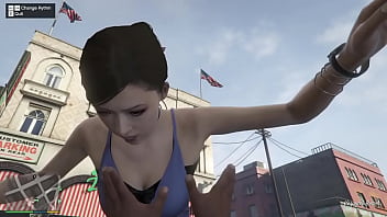 Preview 1 of Mega Titten Tanten - Ada Wong hooker (GTA V) part 2