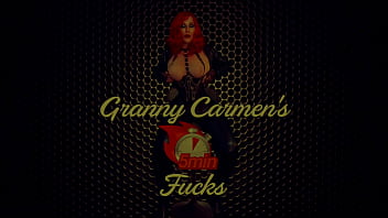Preview 1 of Lol Punzel - Granny Carmen&#039_s Harley Quinn fuck &amp_ orgasm