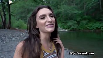 Preview 2 of Kashmiri Girl Boob - Sucked by hot stranger by the river in nature
