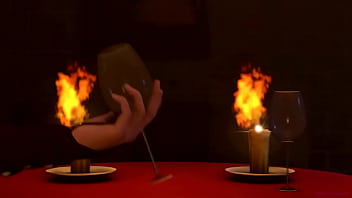 Preview 1 of Ultra Celra Hd - Dos frutas tienen una cena muy divertida y tiene sexo duro