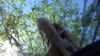 Preview 4 of Japan Durasi Terlams - Washing my windshield with her Pee