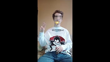 Preview 2 of Japanese Clit Lick - boy swallows cum from a used condom