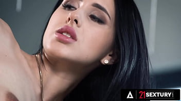 Preview 3 of Son Force Sex Move - 21 SEXTURY - Hottest Lesbian Sex With Two Gorgeous Babes Rebecca Volpetti And Alyssa Bounty