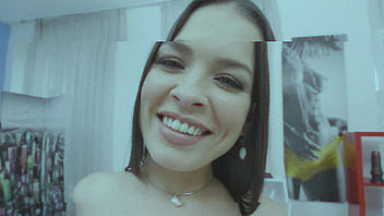 Preview 1 of Com In Moth - INTENSE DP - Brunette Hottie Yessica Bunny Gapes Her Ass To The Max During DP Gangbang SZ3108