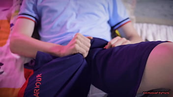 Preview 1 of Beast Pornstar 10 - Beautiful Twink Emmanuel Kokichi Jerking His Uncut Cock And Eating His Own Cum