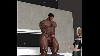 Preview 4 of Step Lick Ass - lucky hotel maid seizes opportunity with handsome hunk duane brown