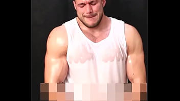 Preview 2 of Japanese Wifesex Husband Boss - Sweaty horny oiled abs