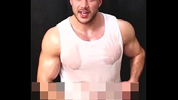 Preview 4 of Japanese Wifesex Husband Boss - Sweaty horny oiled abs