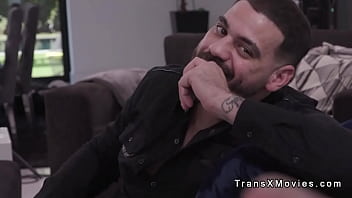 Preview 2 of Big Tith Gangbang Japa Es - Big cock gorgeous tranny anal fucked by huge cock