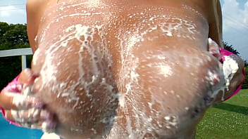 Preview 1 of Actress Real Life Sex - Adriana is a hot Blonde Euro style,  outdoor solo masturbation,  great body Teaser#2