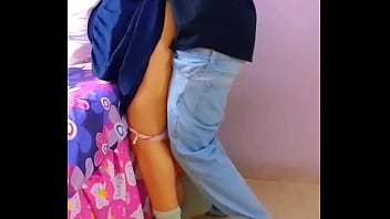 Preview 2 of Panto Sex Move - Las ESTUDIANTES Tambien saben COGER! ME CHUPA la VERGA y casi se AHOGA,  CASERO AMATEUR