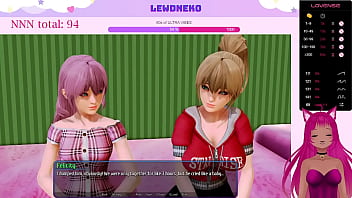 Preview 4 of Live Xnx Com - VTuber LewdNeko Plays Harem Hotel Part 11