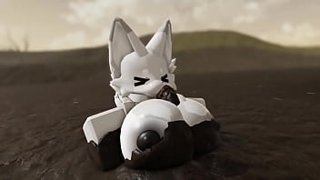 Preview 2 of Ginger Pussey4 - Roblox furry gets fucked in quicksand and then fucking dies 1