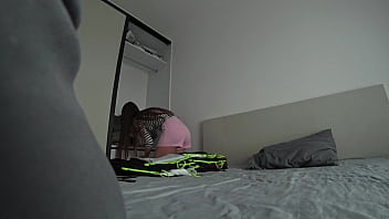 Preview 1 of Suster Room - Wife And Family Friend,  Having Fun On The Double Bed,  while Her Husband Is At Work! Real Cheating