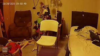 Preview 1 of Busen Exotic - Cleaning my room &amp_ changing clothes.
