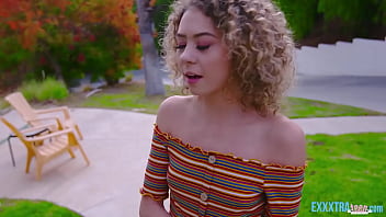 Preview 1 of Cry And Begging - Tiny Babe Gets Her Job Back with Allie Addison and Stirling Cooper