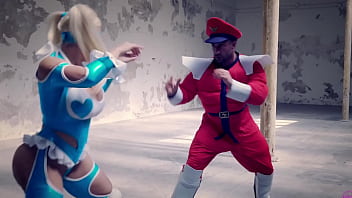 Preview 2 of 18 Years Sex Telugu Indian - STREET FIGHTER COSPLAY WITH FIGHT AND SEX EMILIO ARDANA - BLONDIE FESSER
