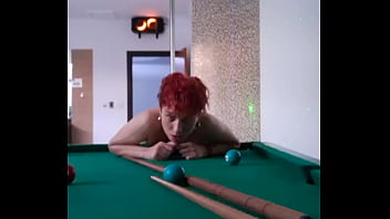 Preview 1 of Dog Sexc - Fucking a pink haired tattooed slut at a pool table