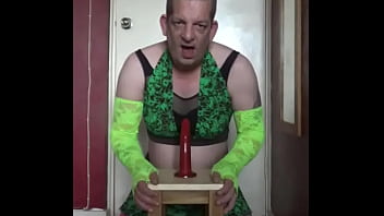 Preview 4 of Lesbian Garden - not ashamed to show my face as i ride my dildo and deep throat it afterwards while asking for a real penis to do it instead part 9