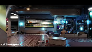 Preview 4 of English Sexy Picture School - Cyberpunk 2077 - Panam fucks all night (ThePartyWurm)