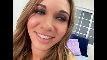 Preview 2 of Bus Stop Saree - DAKODA BROOKES Cute 19 YO Huge Cock POV Blowjob and Facial