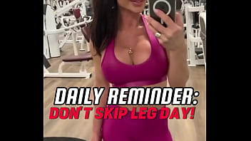 Preview 1 of Don Xnxx - Here is your daily reminder to not skip leg day! ? If you can walk normally after your leg day,  then you need to train ...