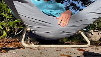 Preview 1 of Paksa Horny - Jack Handy strokes in the sun