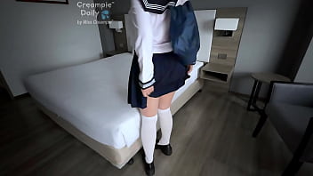Preview 1 of Indian Vabi Hd Fuck - โมโมะจังโดนเซนเซวาตานาเบ้เย็ดสดแตกใน